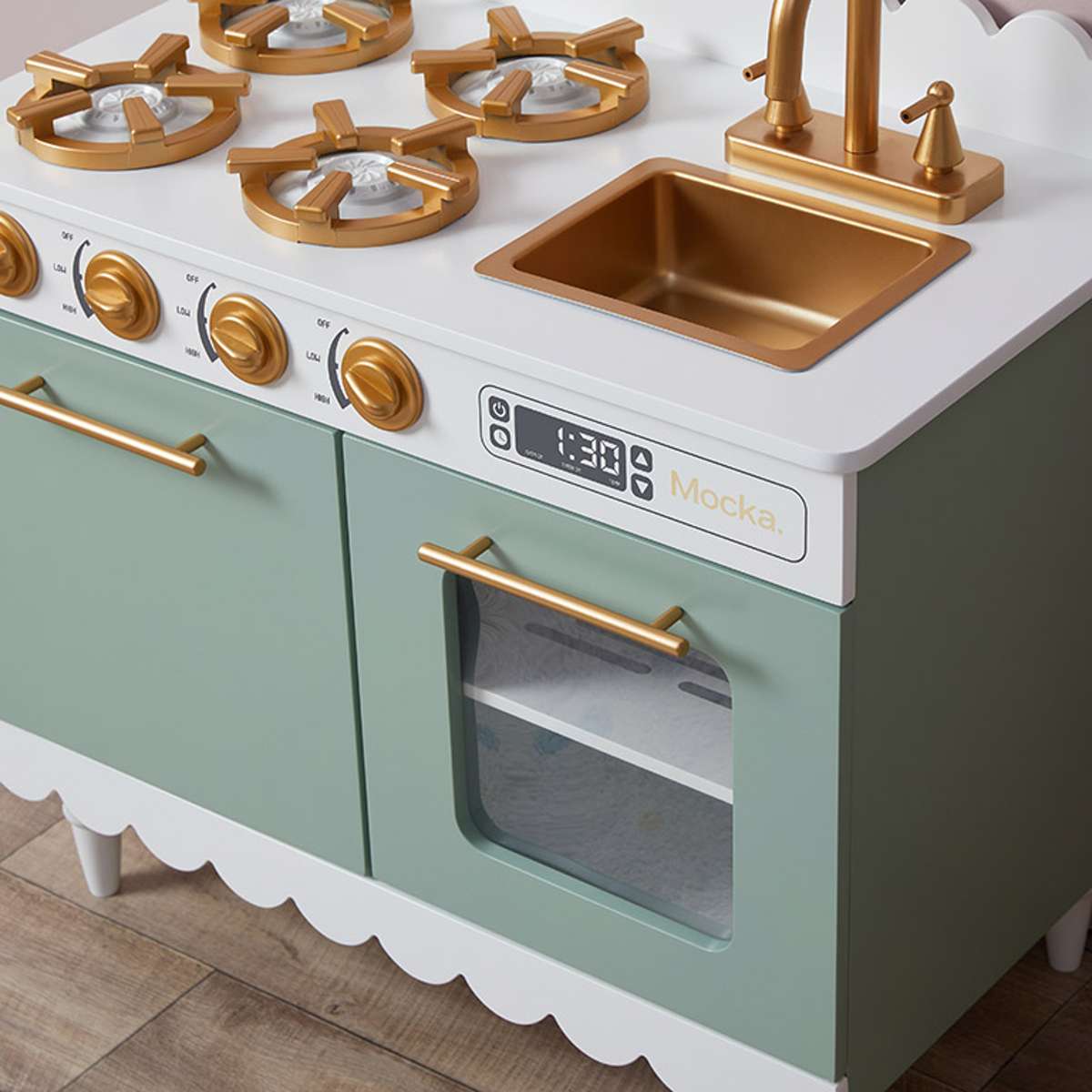 Kids Cottage Kitchen - Sage Green