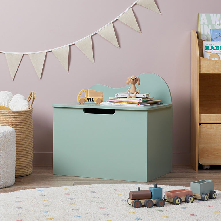 Pebble Toy Box - Sage Green