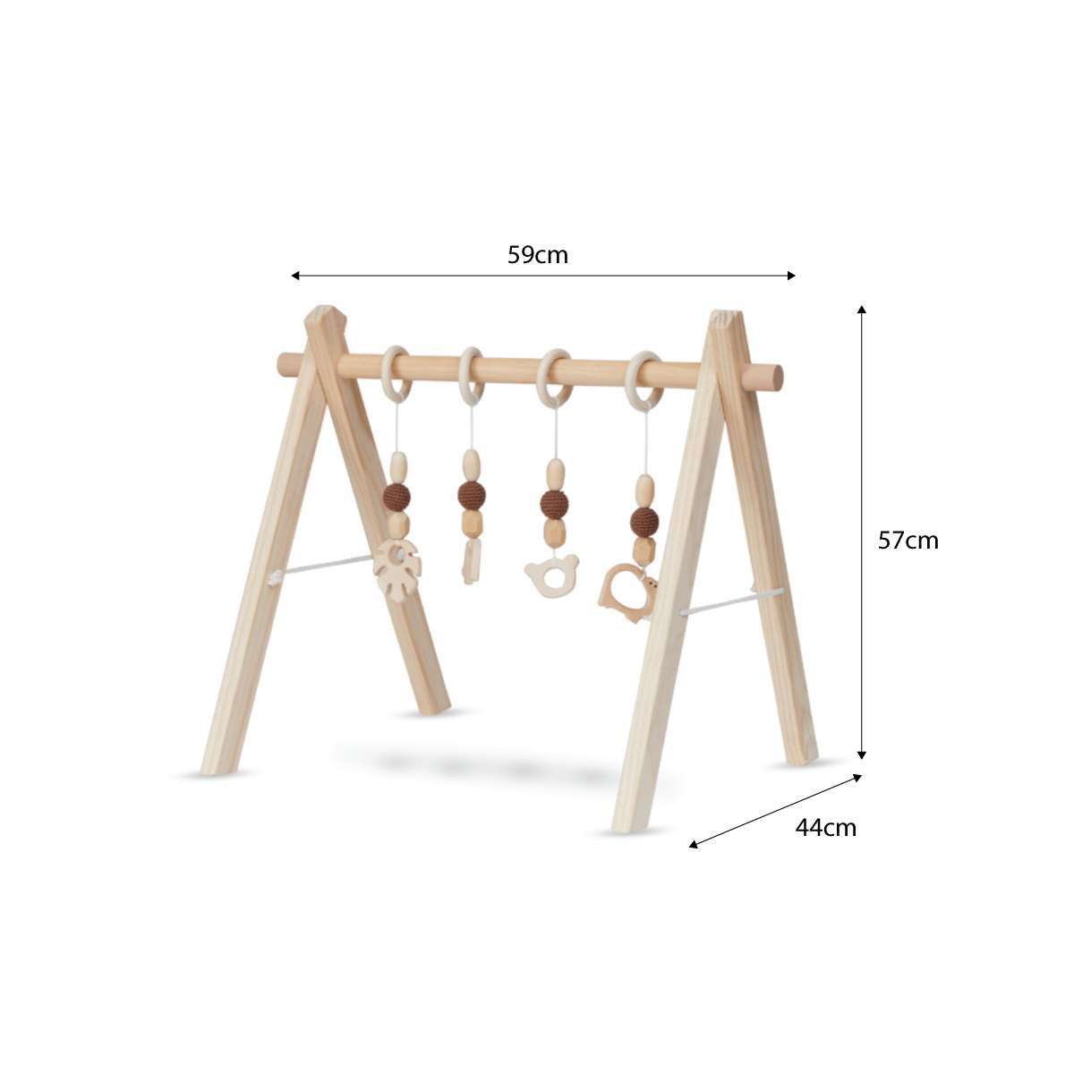 Mocka Wooden Baby Play Gym