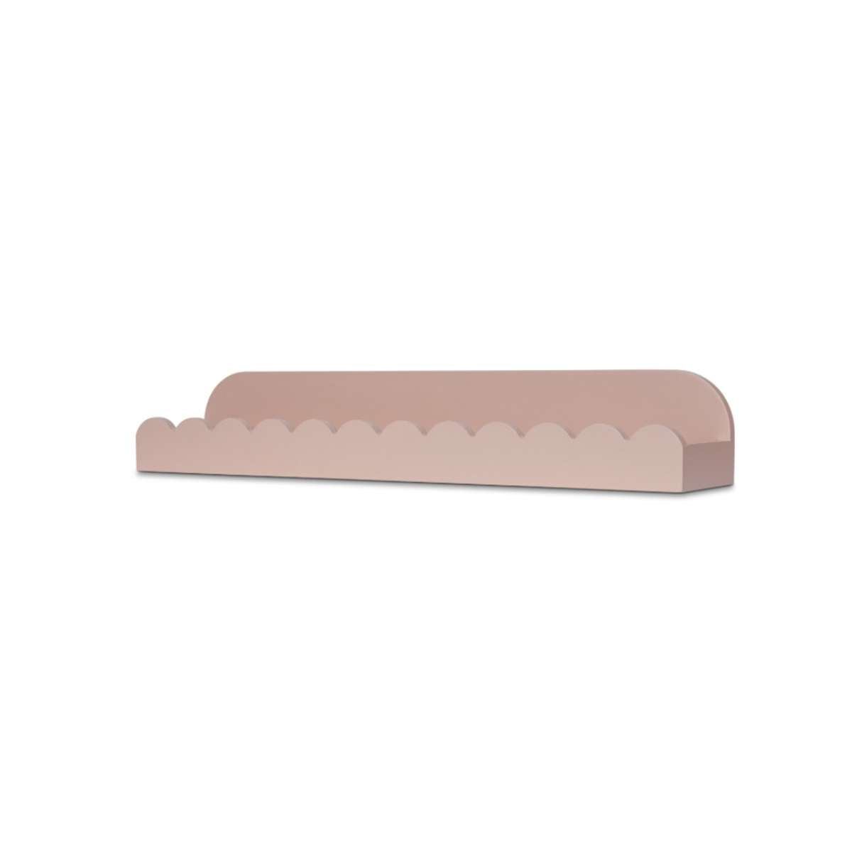 Sarah Scalloped Wall Shelf - Pink