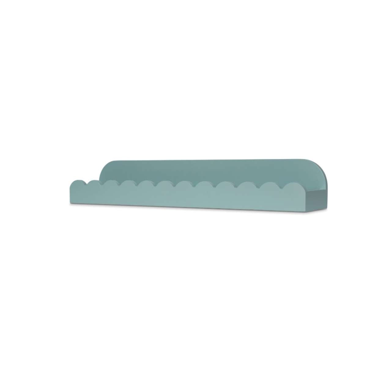 Sarah Scalloped Wall Shelf - Sage Green