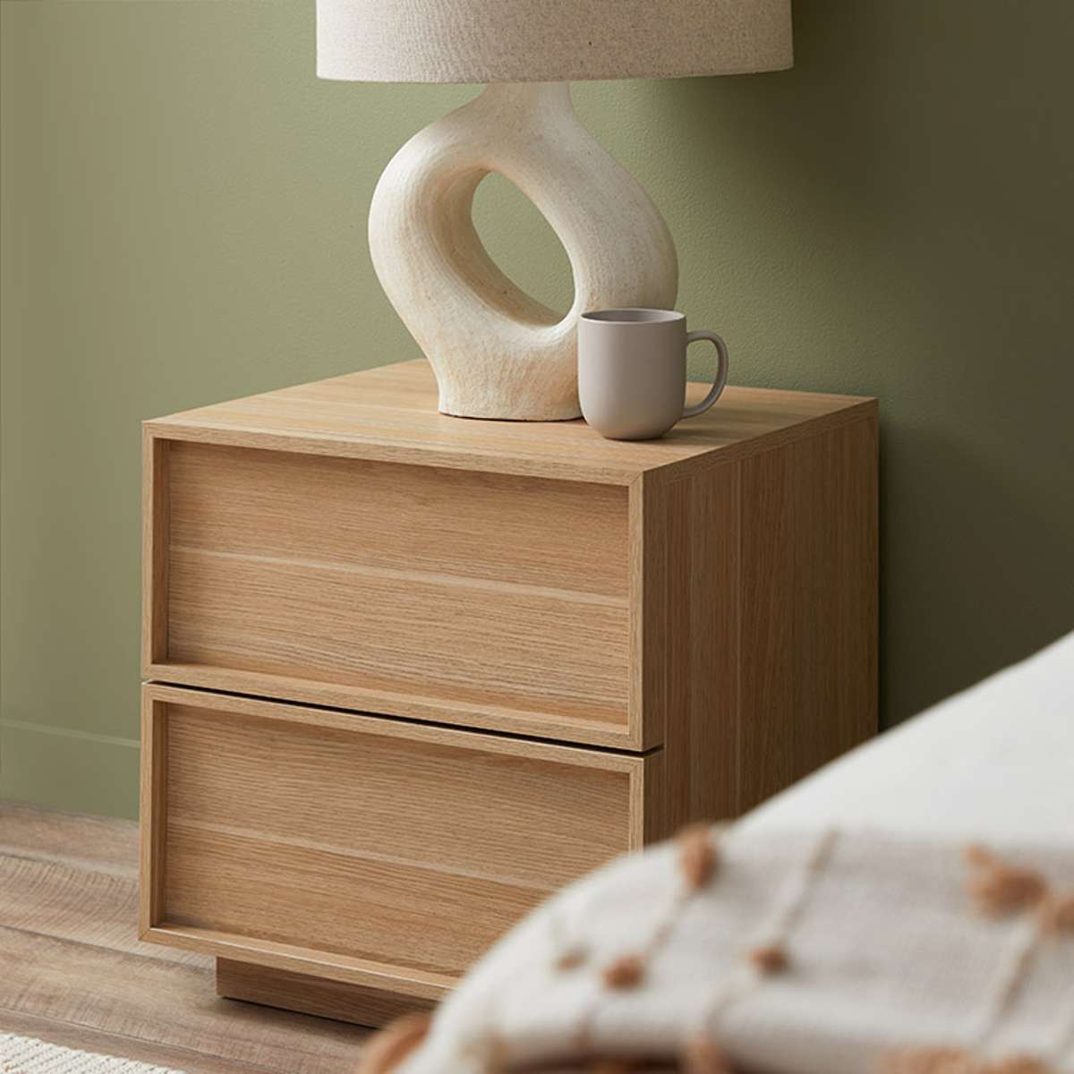 Osaka Bedside Table - Natural