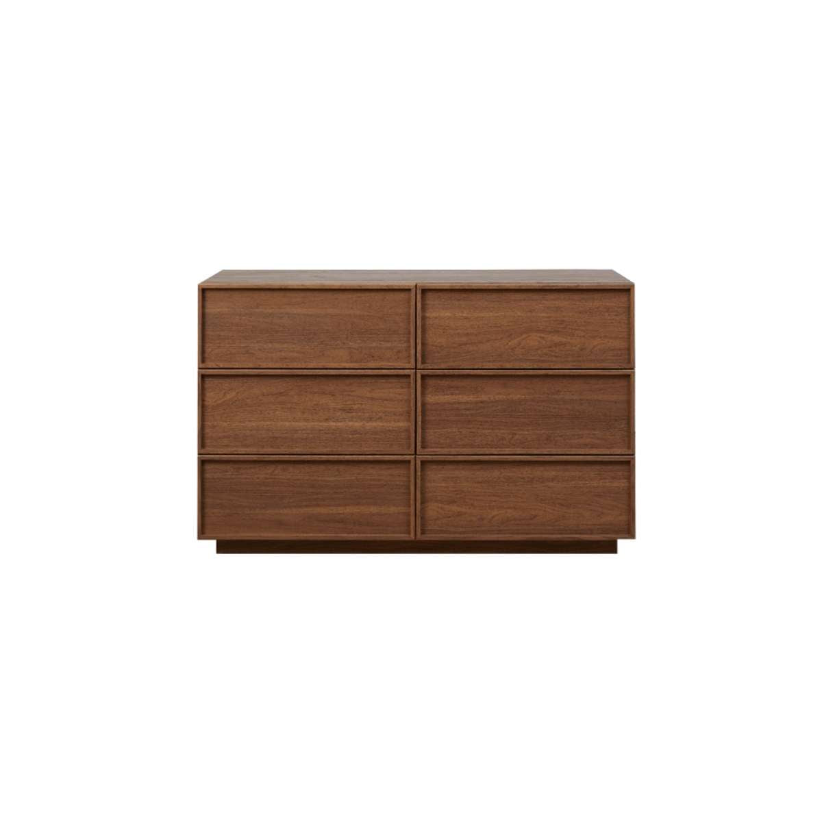 Osaka Six Drawer - Walnut