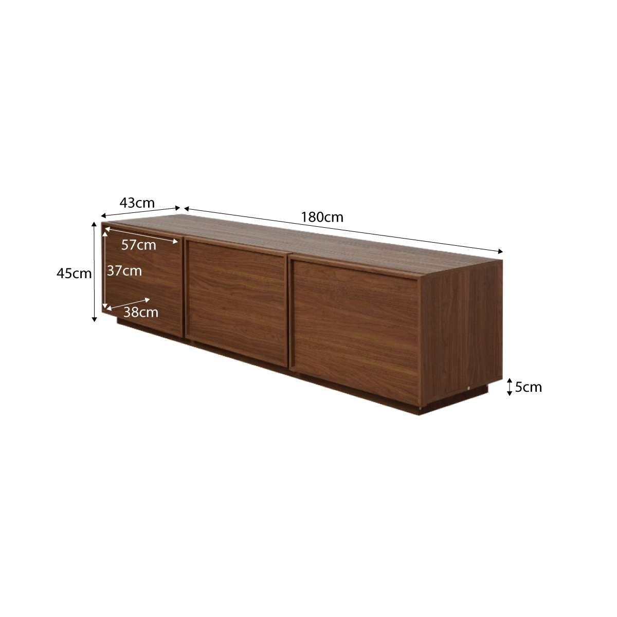 Osaka Entertainment Unit - Walnut