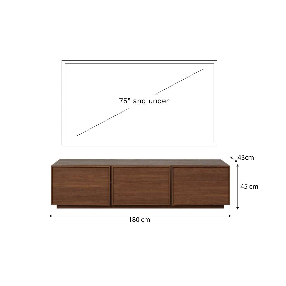 Osaka Entertainment Unit - Walnut