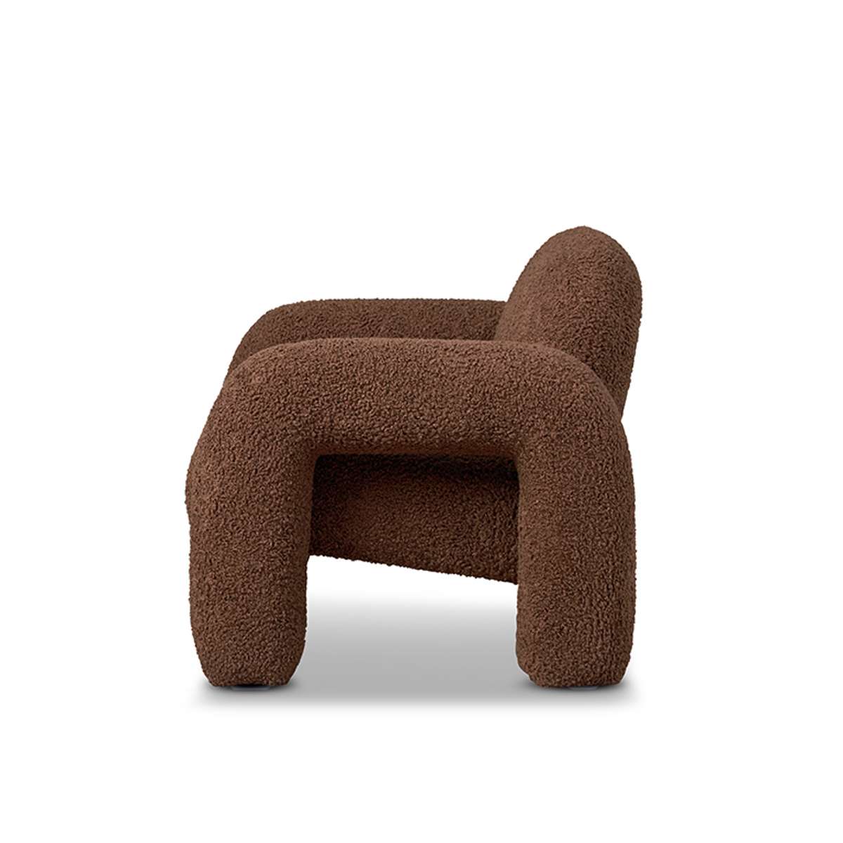 Felix Sherpa Occasional Chair - Chocolate