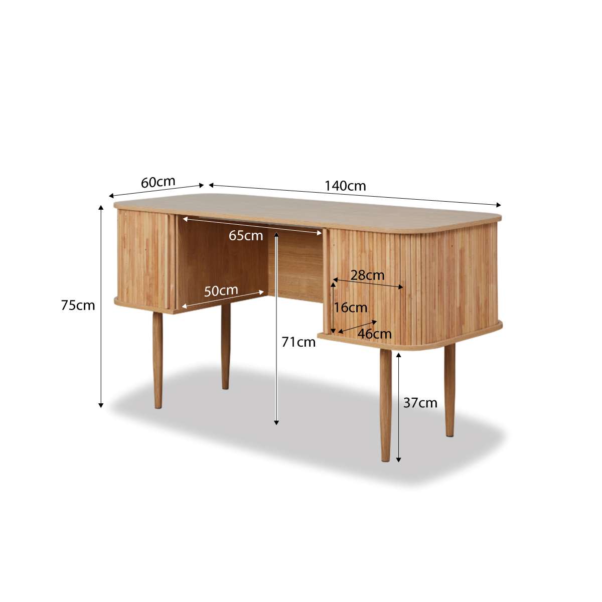 Maeve Desk - Natural