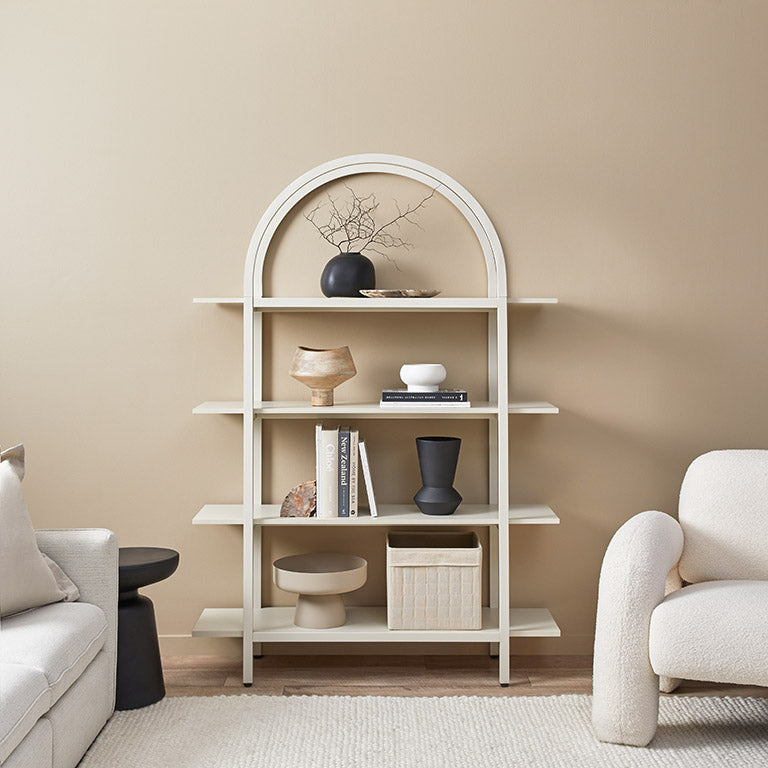 Alfie Arched Shelves - Beige