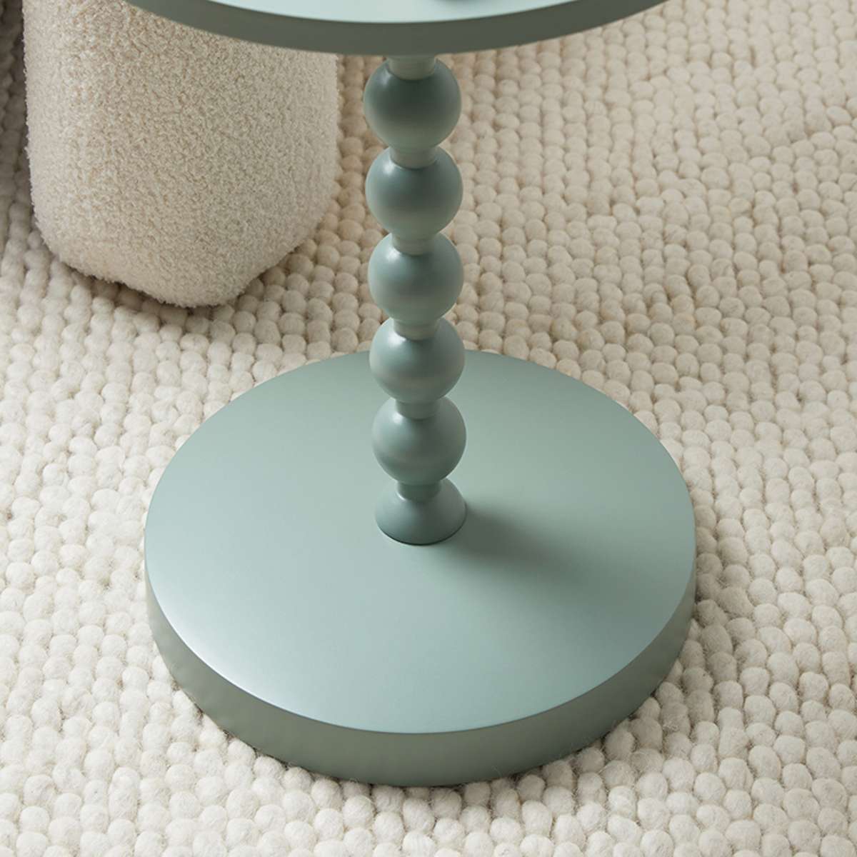 Bobbin Side Table - Sage Green