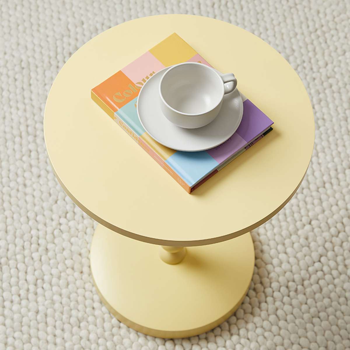 Bobbin Side Table - Yellow