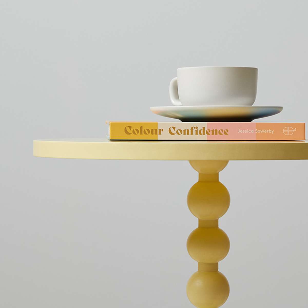 Bobbin Side Table - Yellow