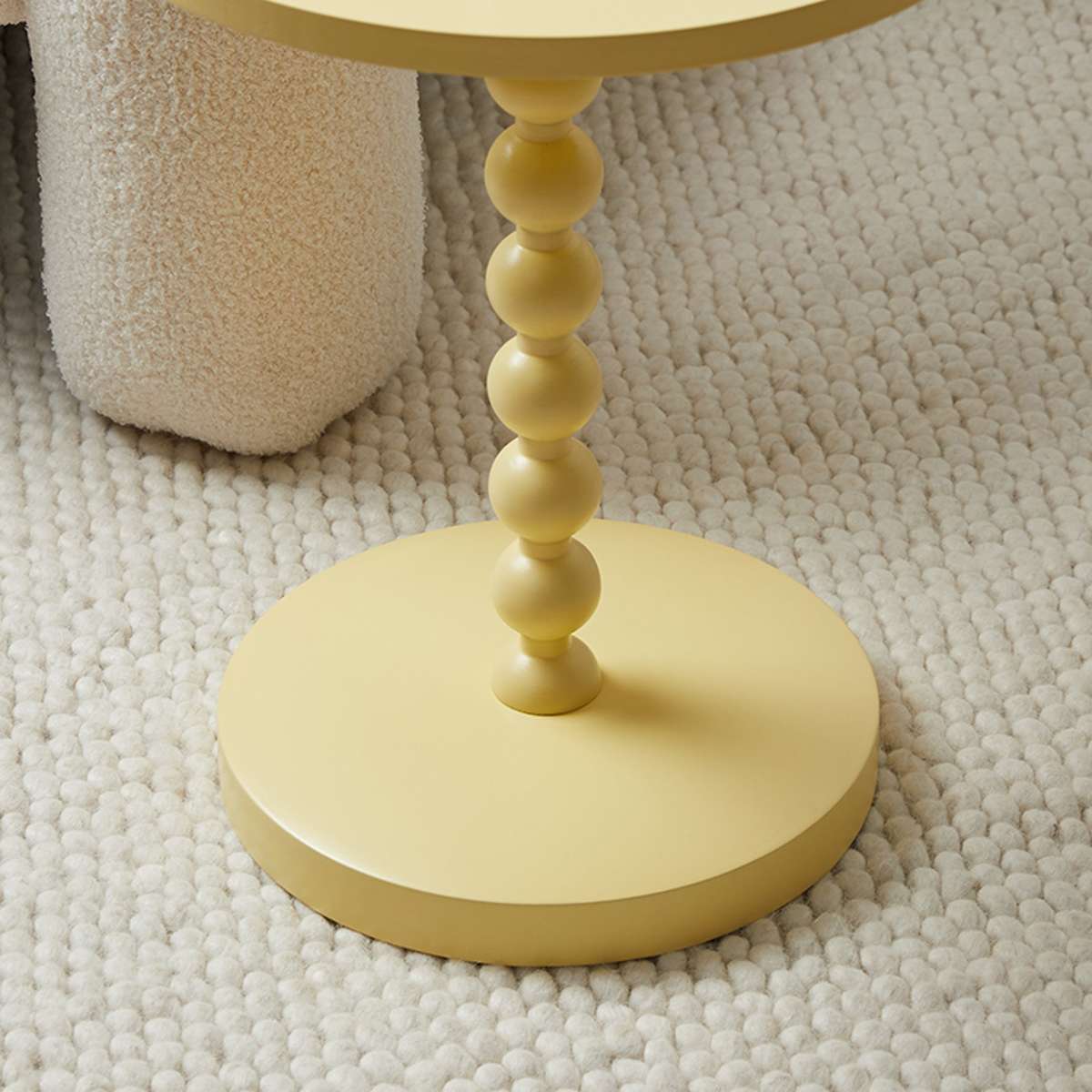 Bobbin Side Table - Yellow