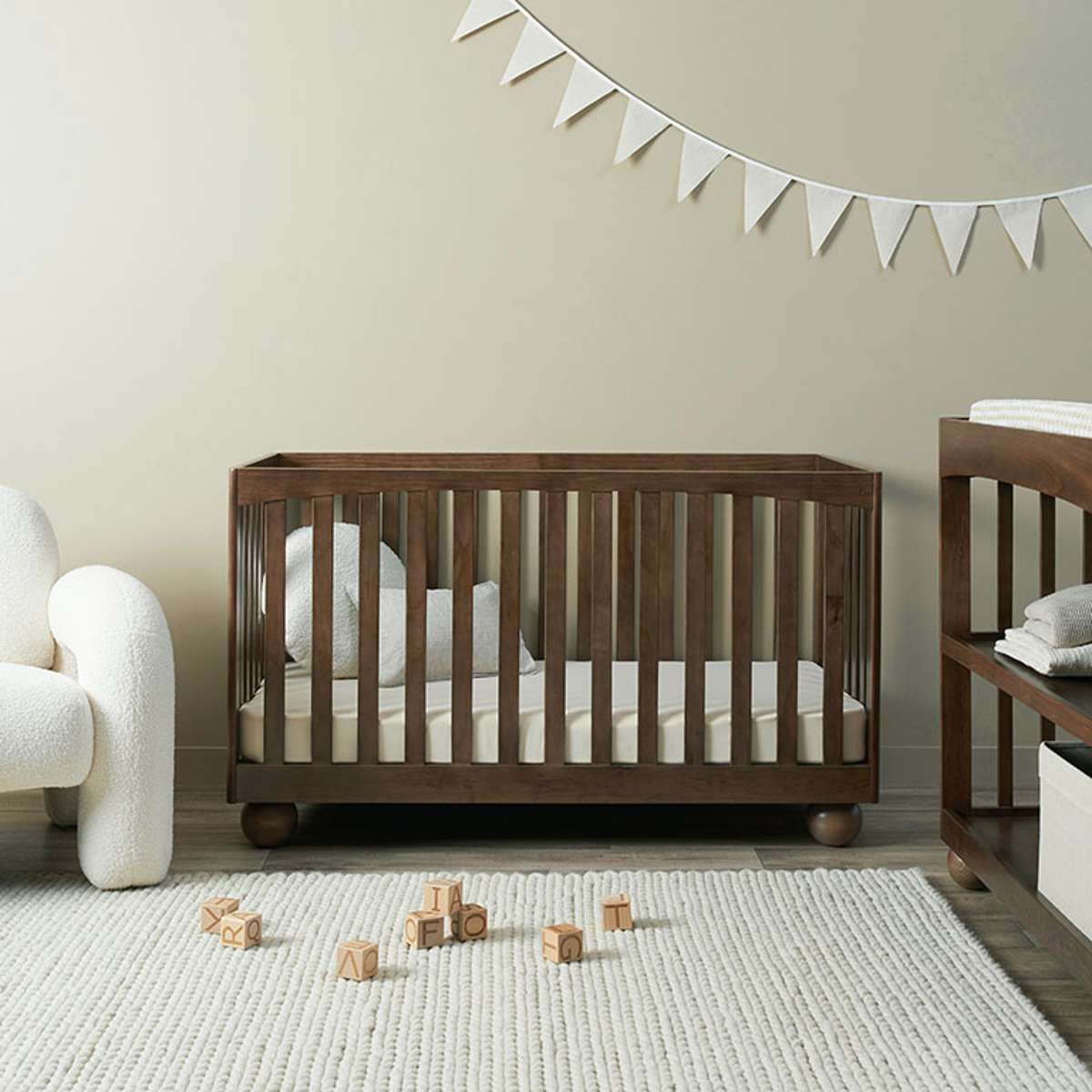 Blake Almond 3-in-1 Conversion Cot Bundle