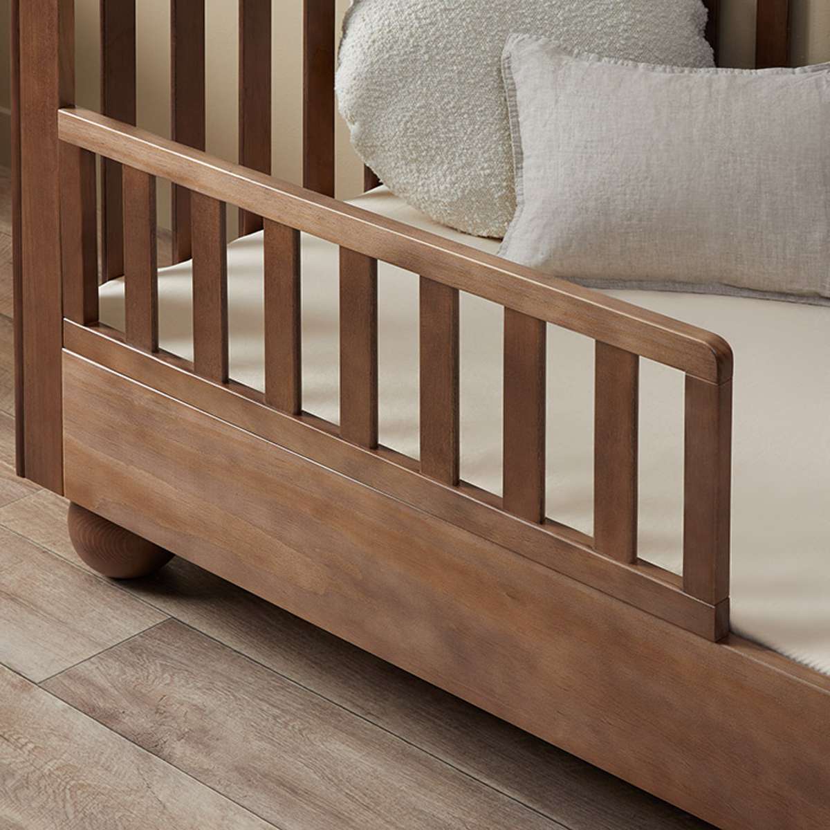 Blake Cot Toddler Bed Half Frame - Almond