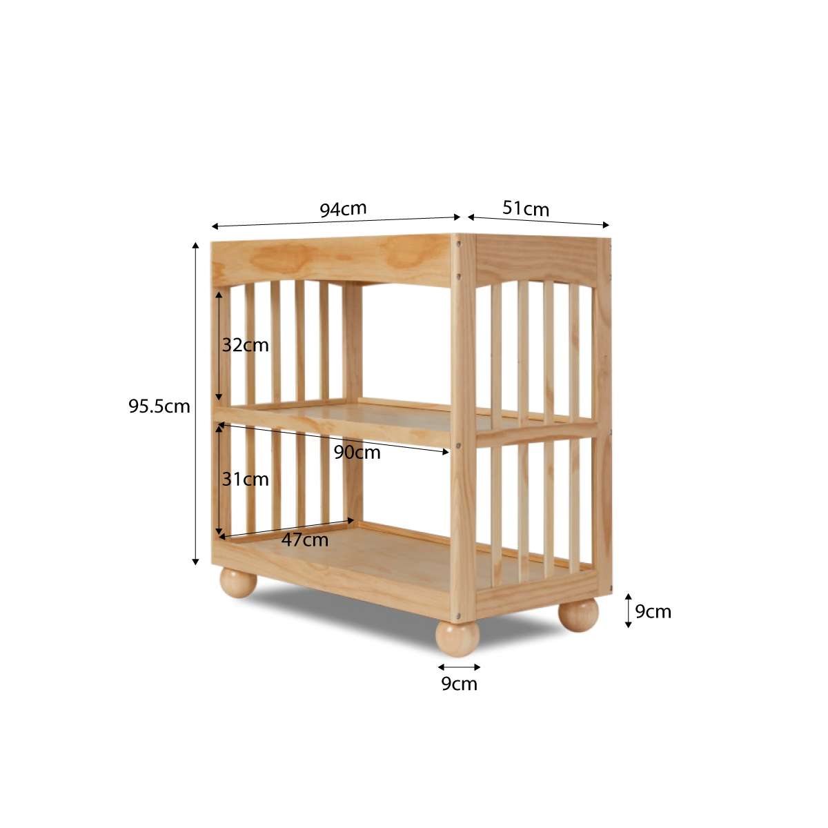 Blake Change Table - Natural