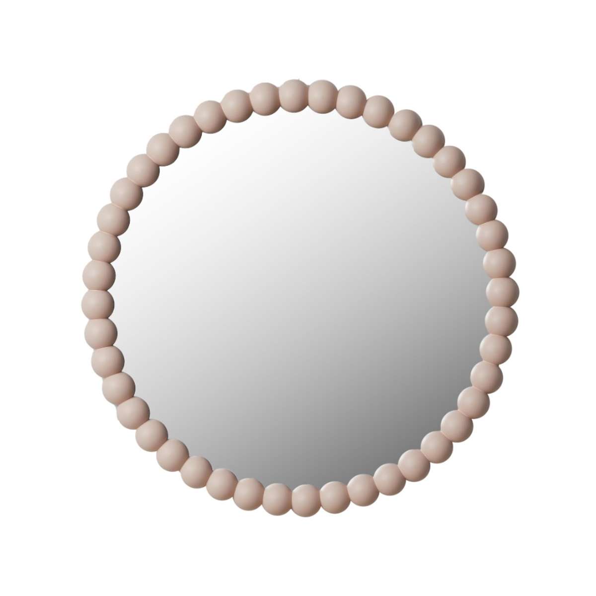 Bobbin Mirror - Round - Pink