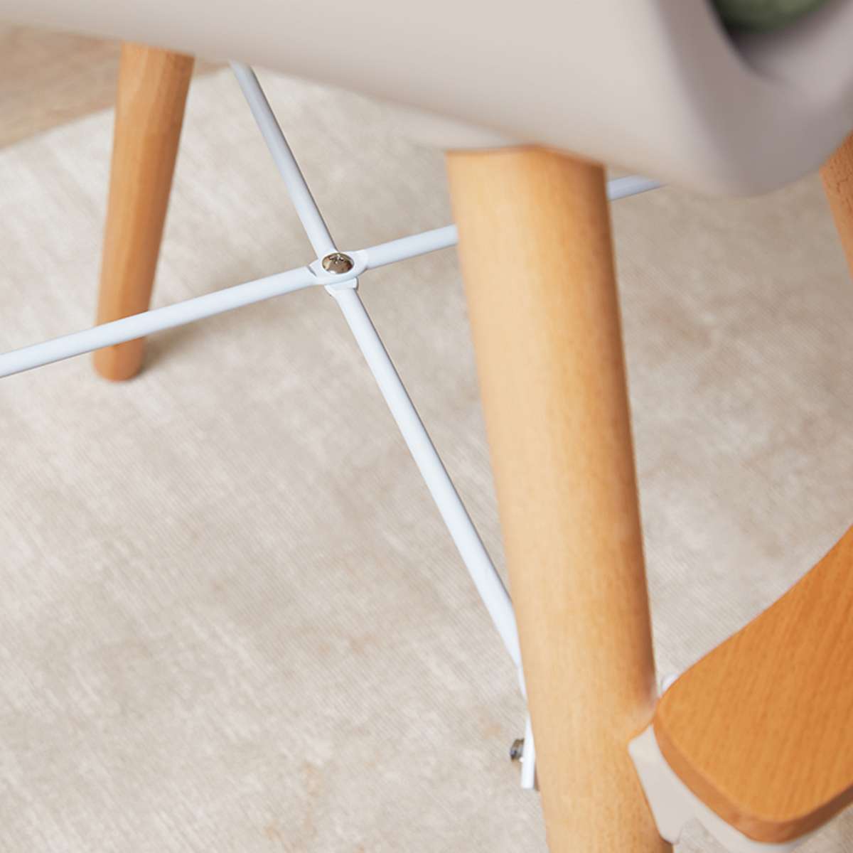 Jenson Natural Highchair - Sage Green