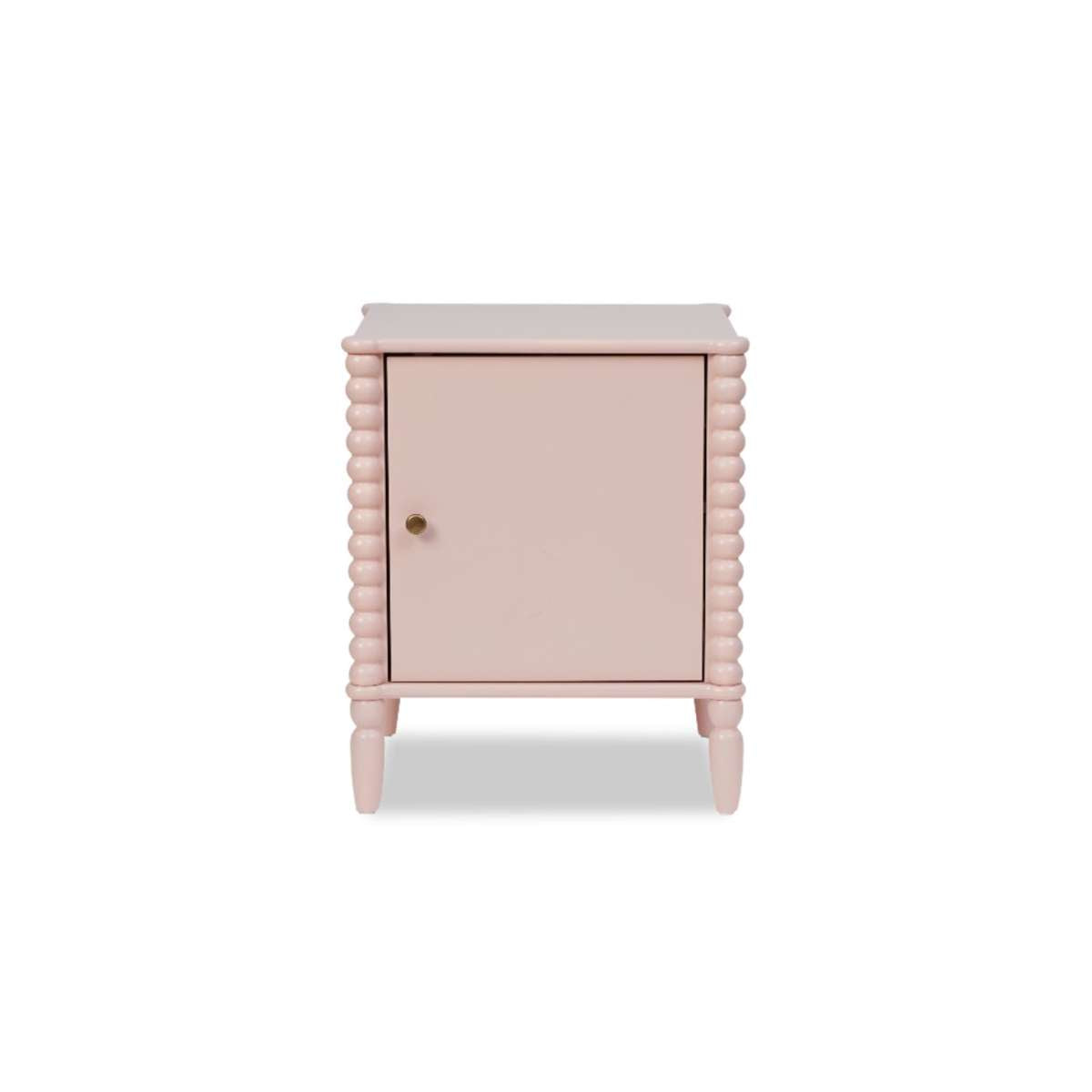 Betti Bobbin Bedside Table - Pink