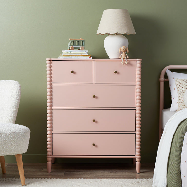 Betti Bobbin Tallboy - Pink