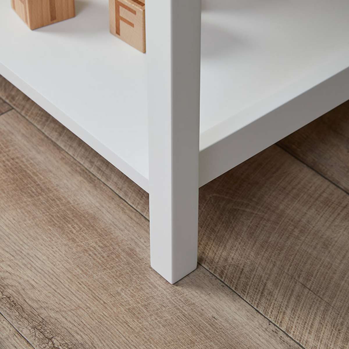 Mocka Change Table With Removable Top - White