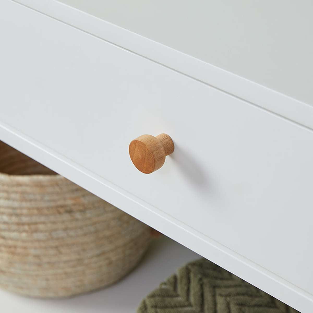 Mocka Change Table With Removable Top - White