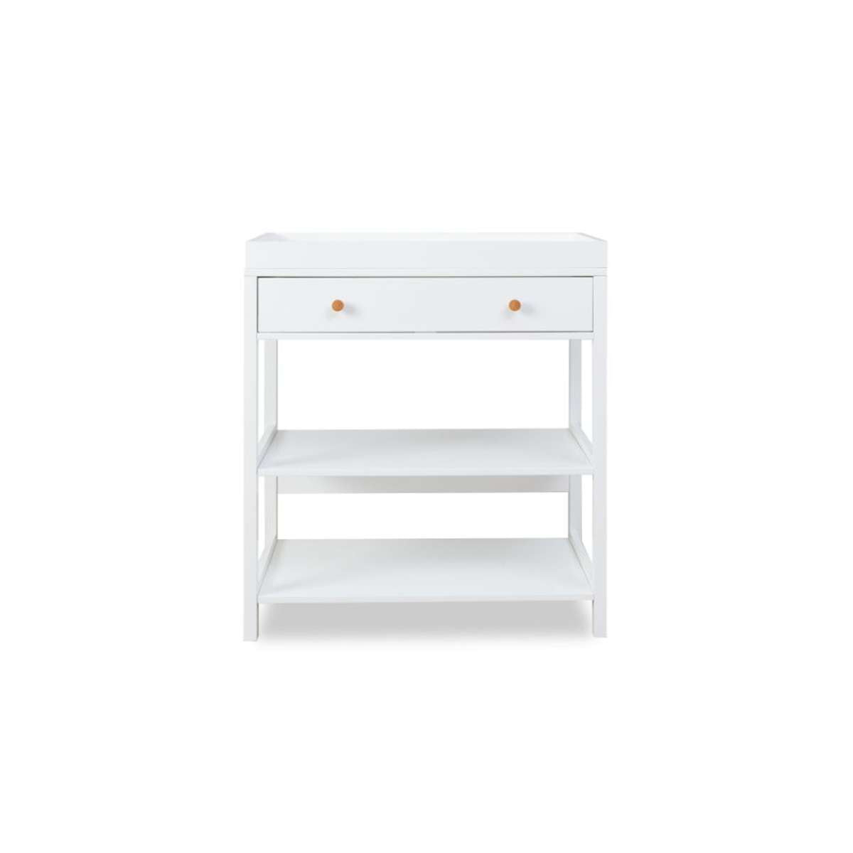 Mocka Change Table With Removable Top - White