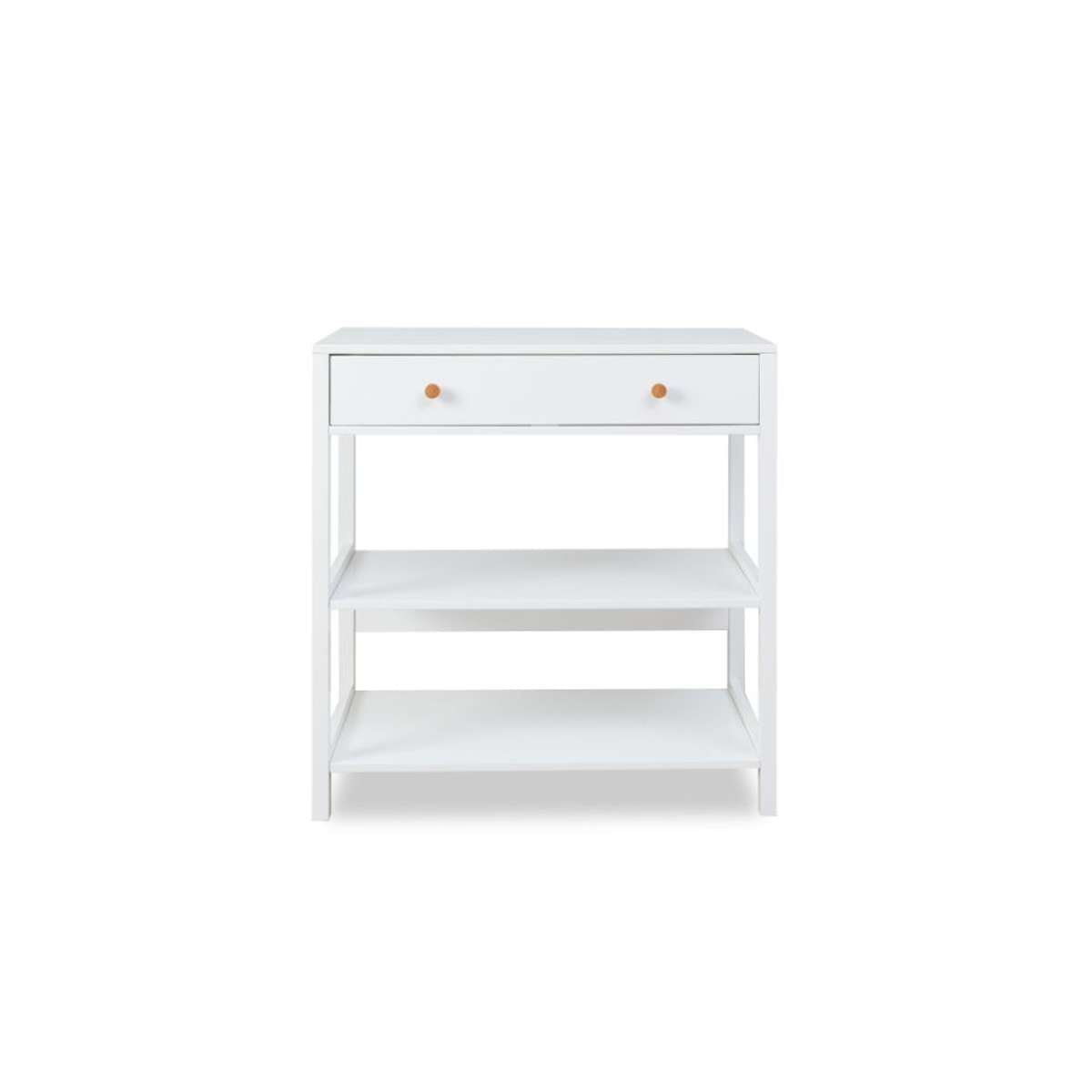 Mocka Change Table With Removable Top - White