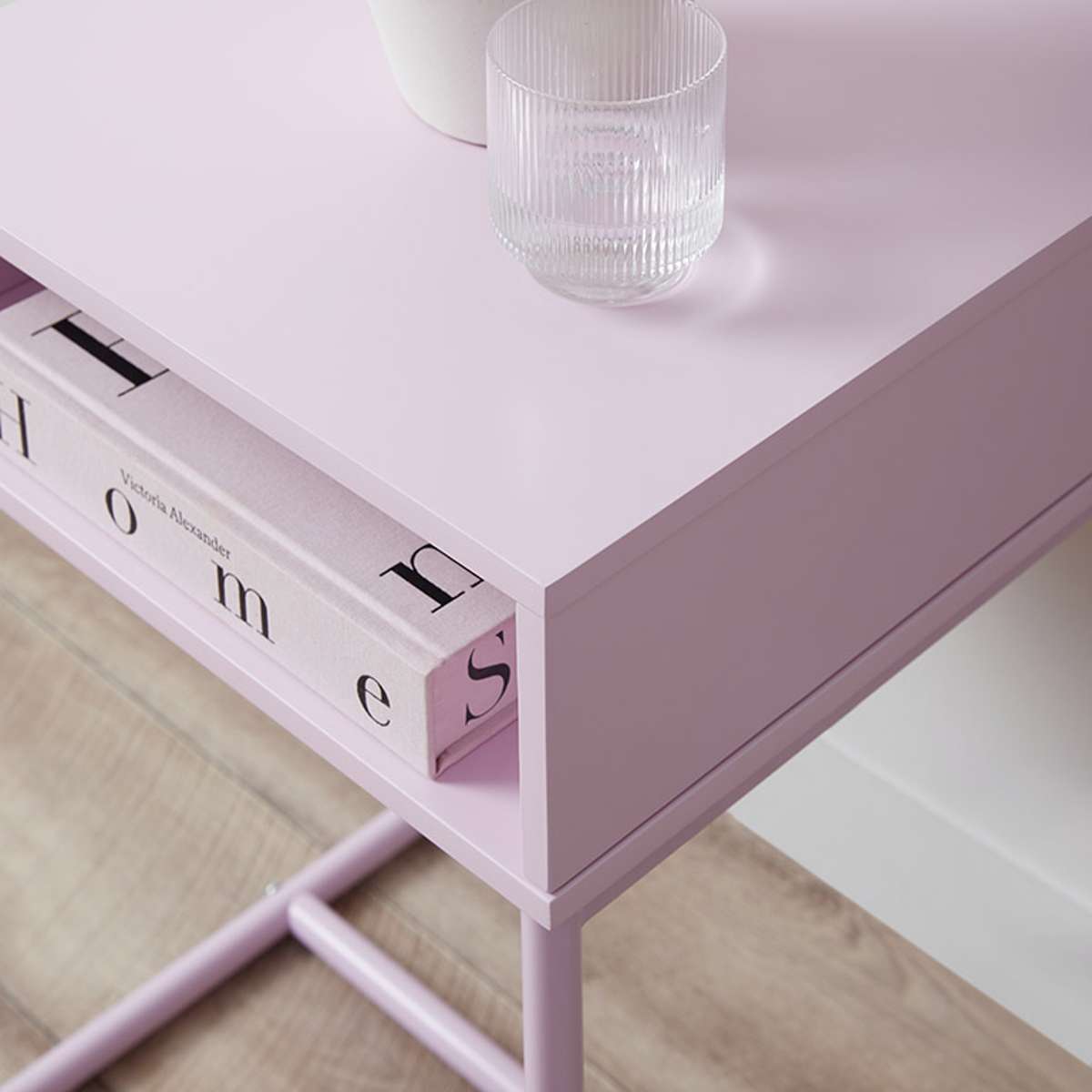 Jude Bedside Table - Lilac