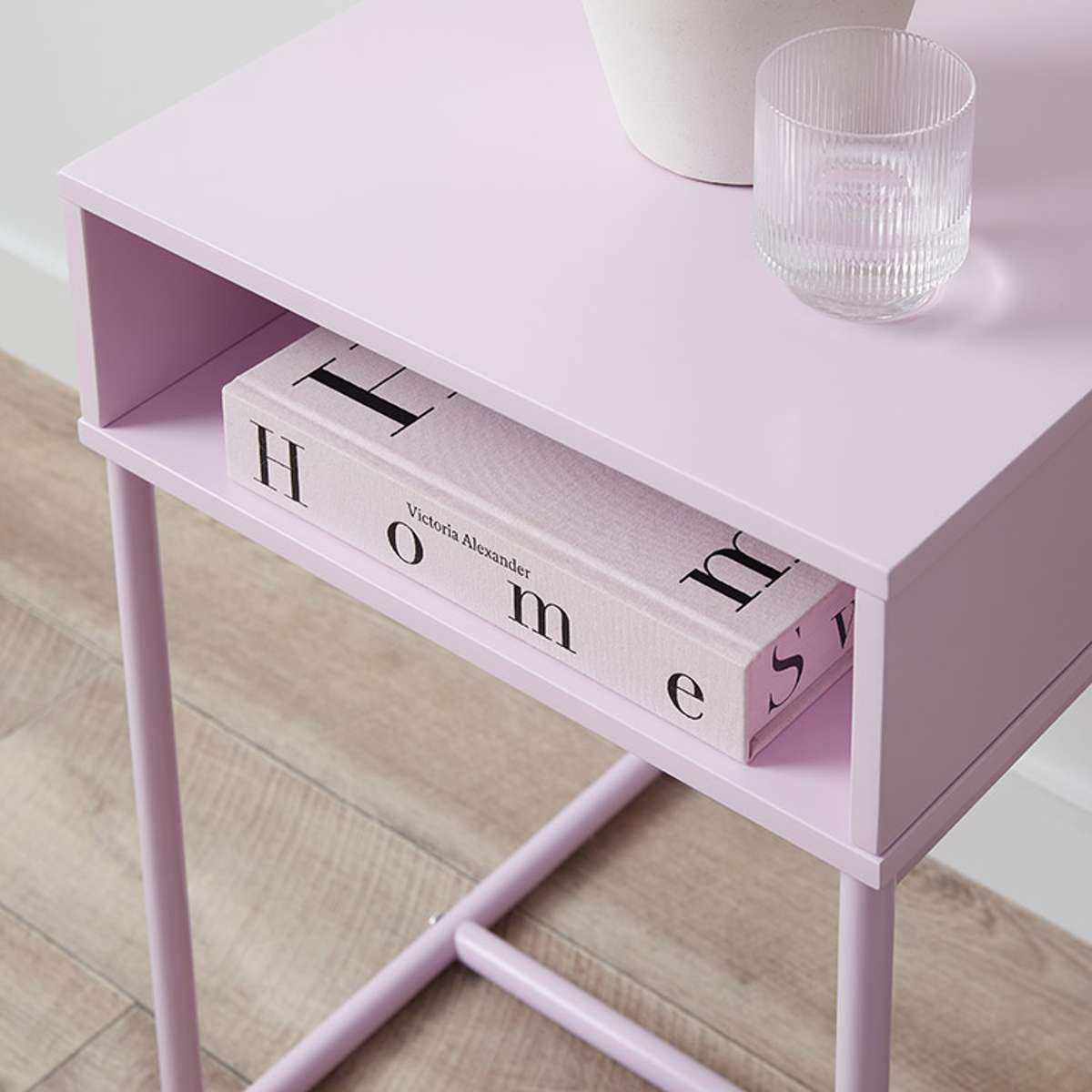 Jude Bedside Table - Lilac