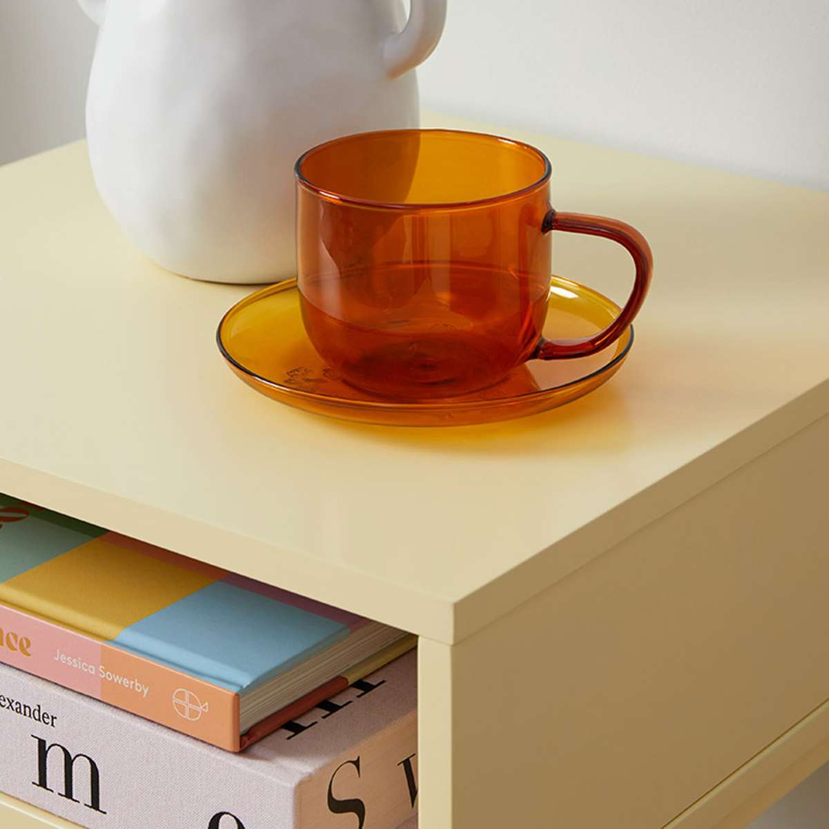 Jude Bedside Table - Butter Yellow