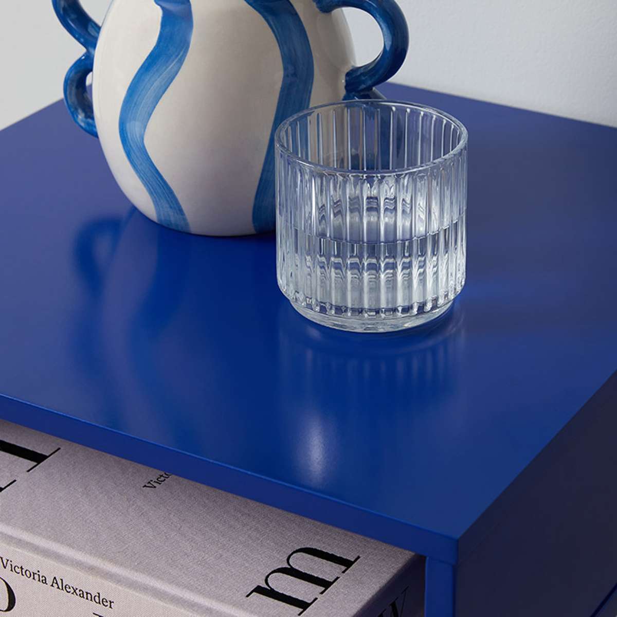 Jude Bedside Table - Blue