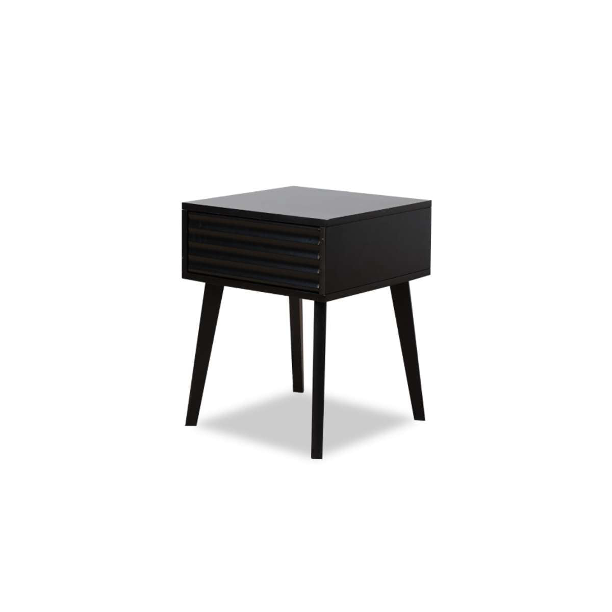 Rhys Bedside Table - Black