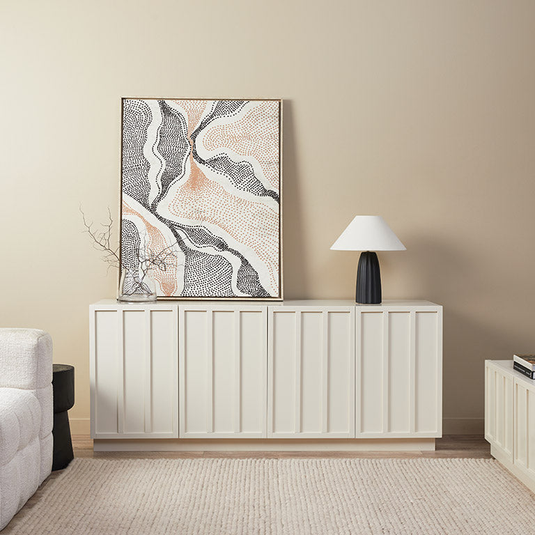 Emery Panel Buffet - Beige