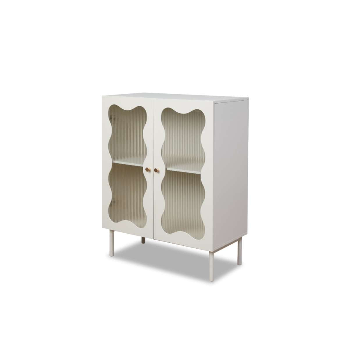 Remi Wavey Cabinet - Beige