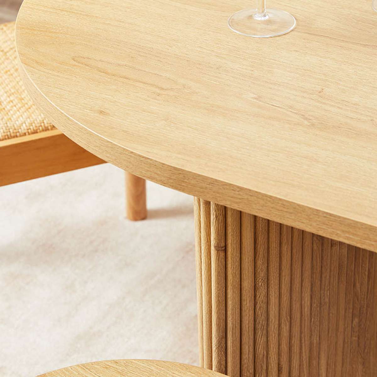 Amara Six Seater Dining Table - Natural