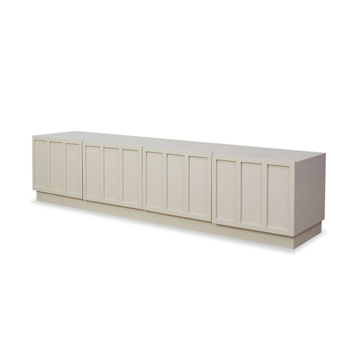 Emery Panel Entertainment Unit - Beige