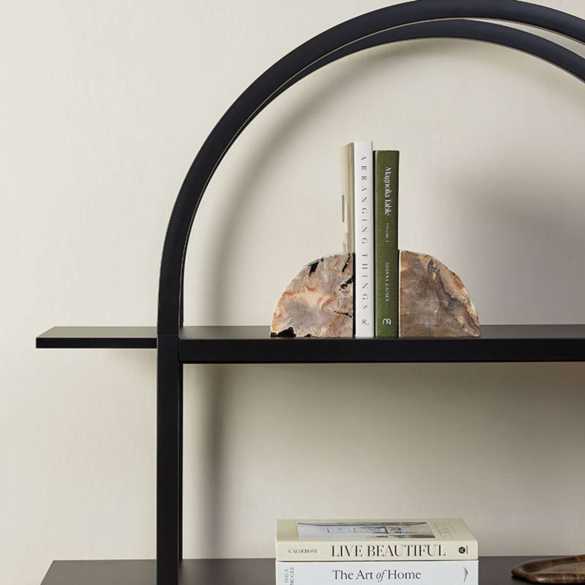 Alfie Arched Shelves - Black