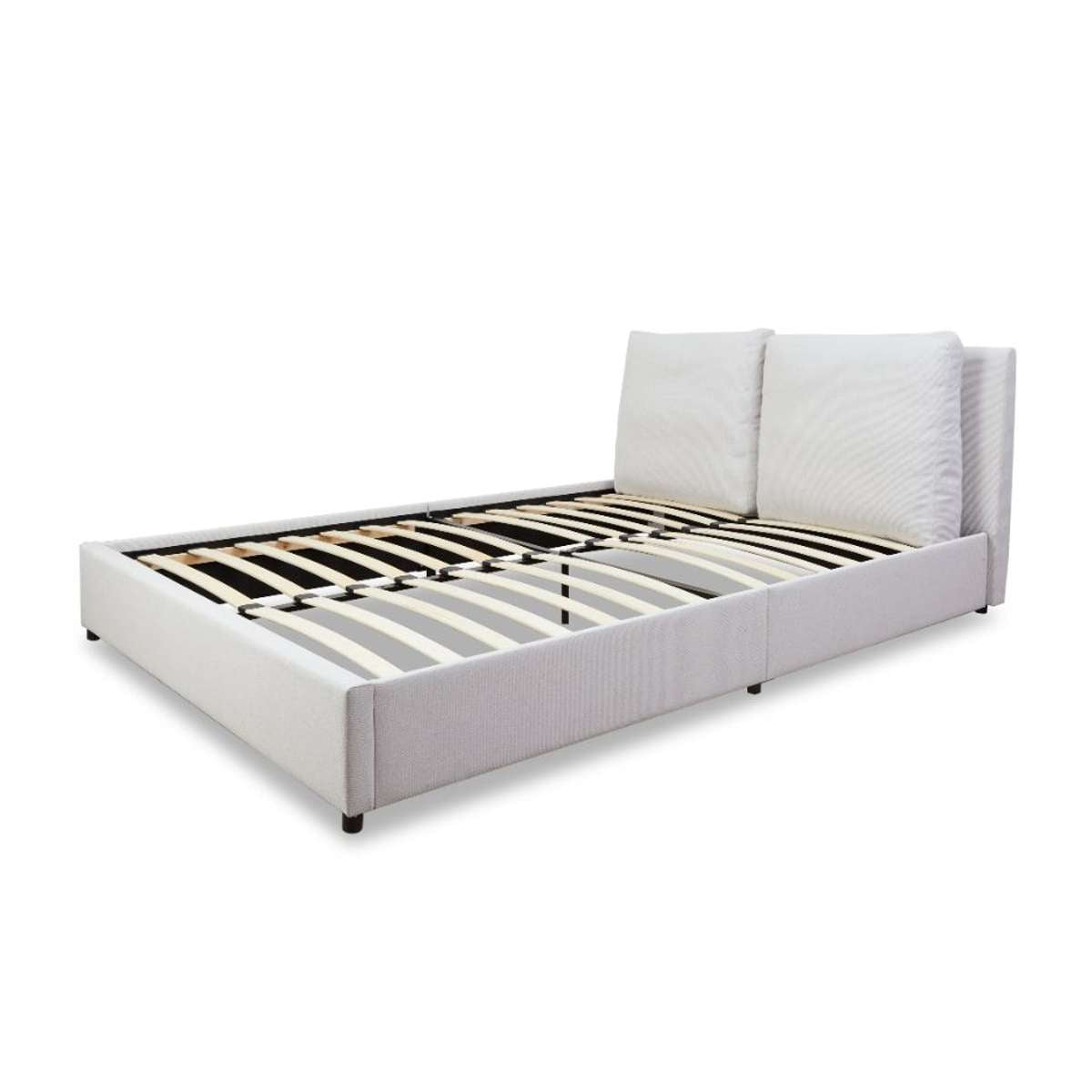 Reeve Cushion Queen Bed - Beige