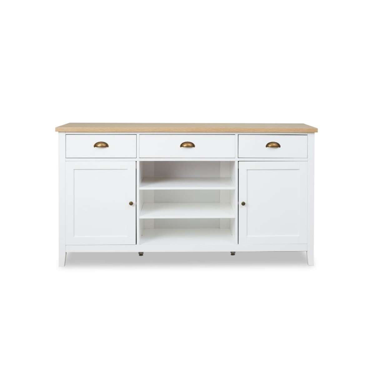 Hastings Buffet - White/Natural