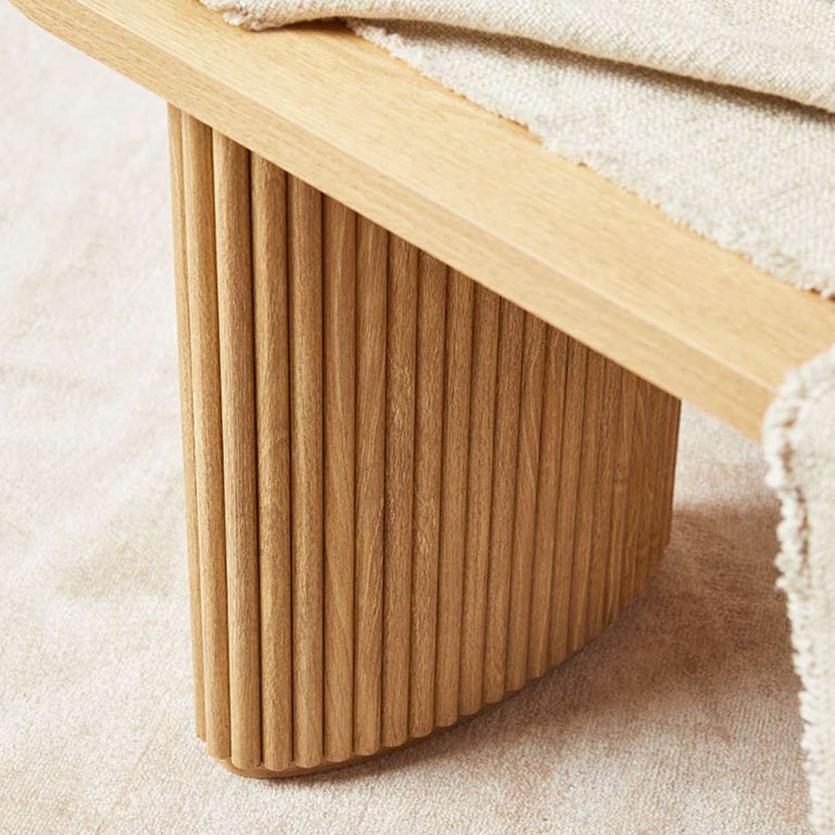 Amara Bench Seat - Natural