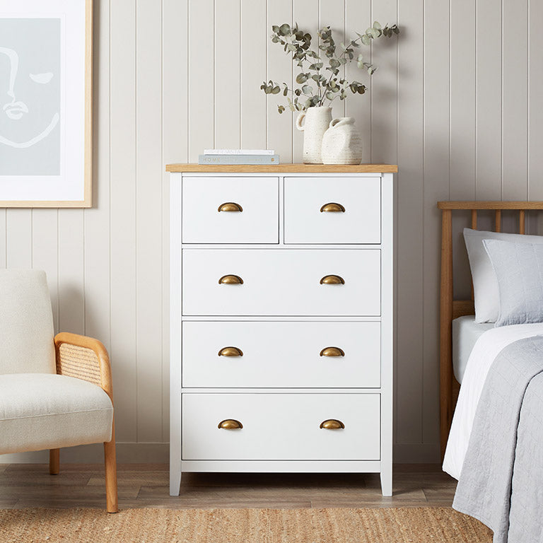 Hastings Tallboy - White/Natural