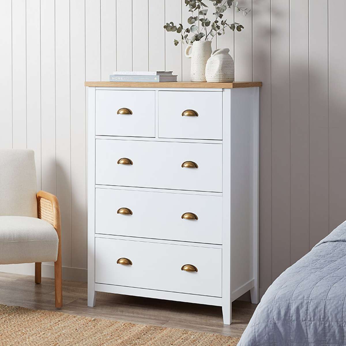 Hastings Tallboy - White/Natural