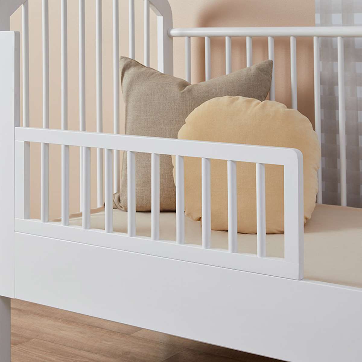 Archie Cot Toddler Bed Half Frame - White