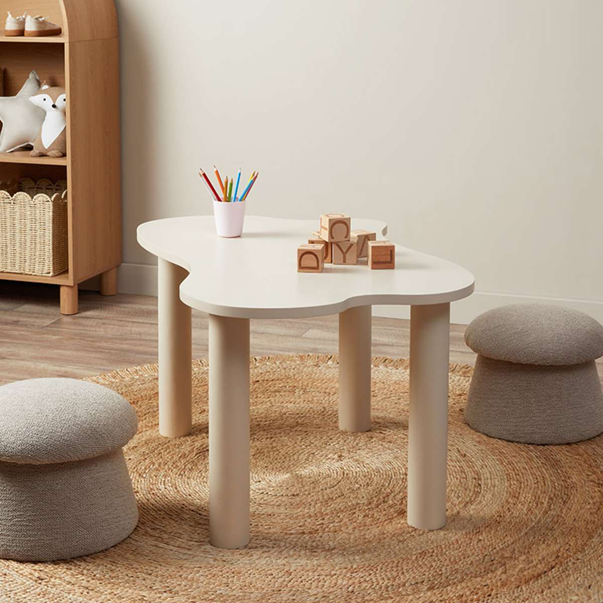 Mini Pebble Play Table - Beige