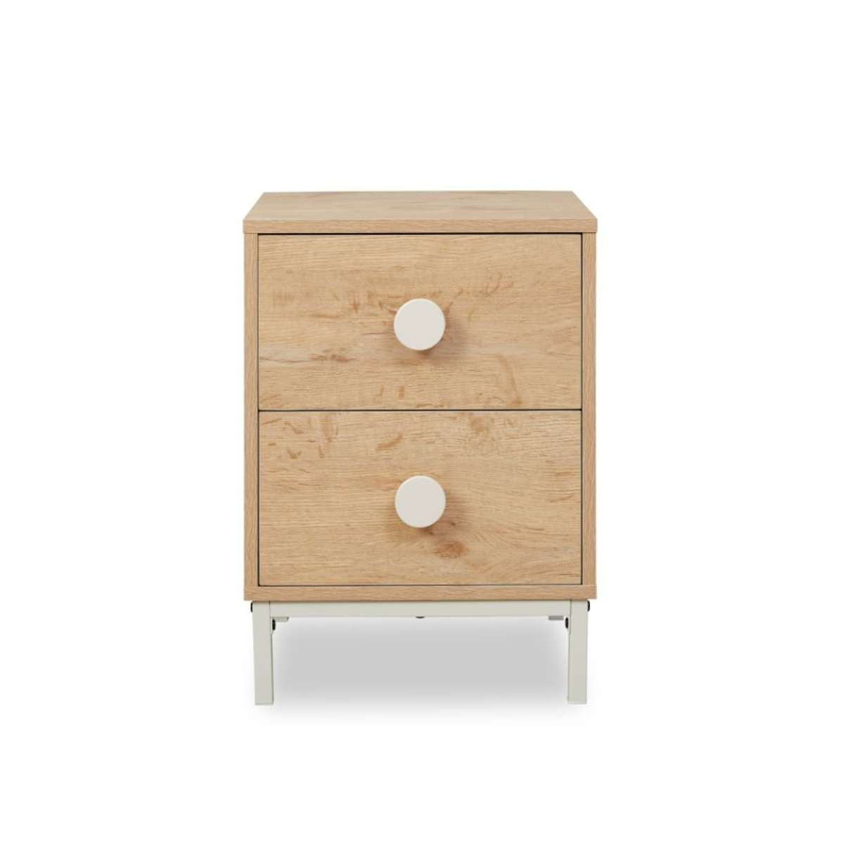 Spotty Bedside Table - Cream