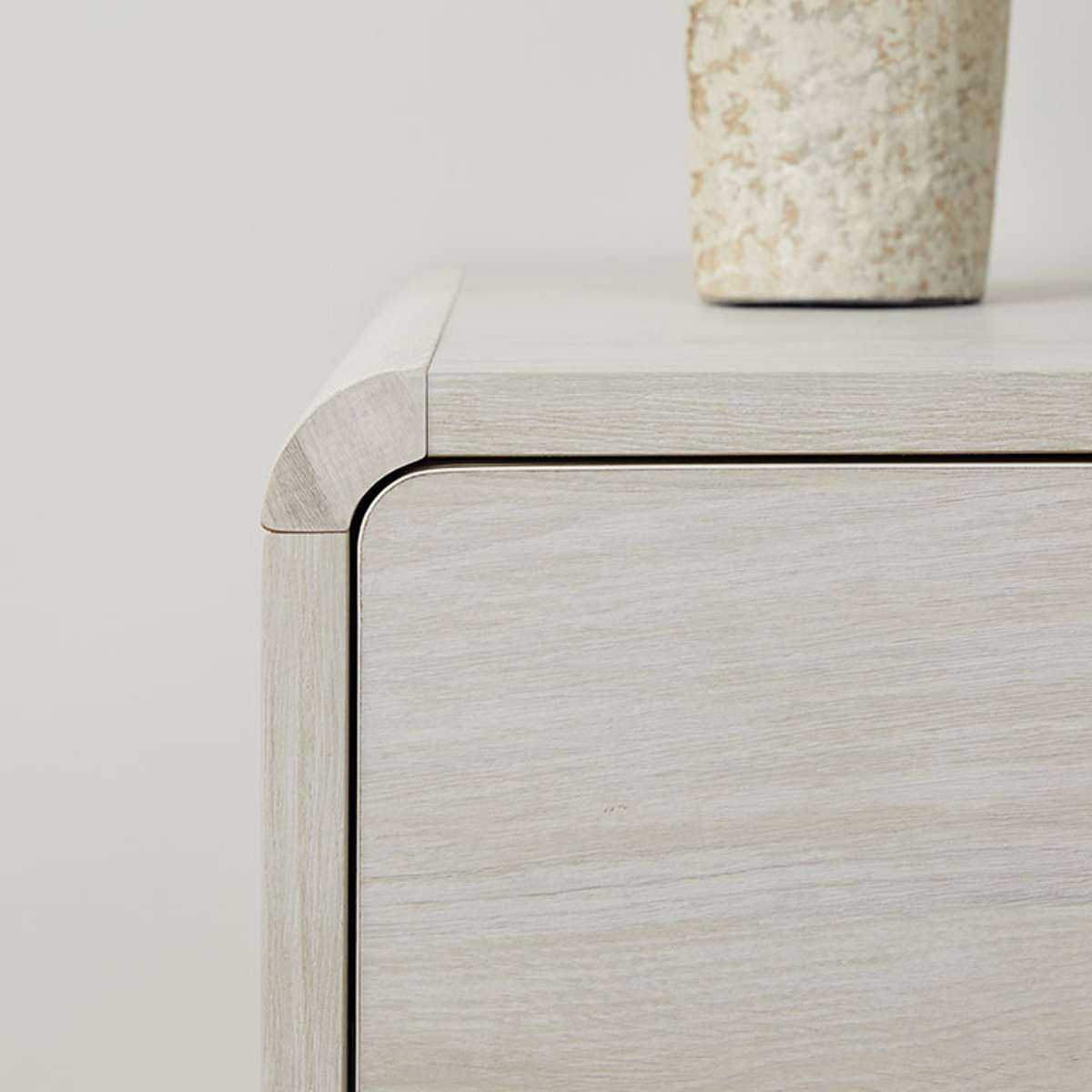 Owen Bedside Table - Cream