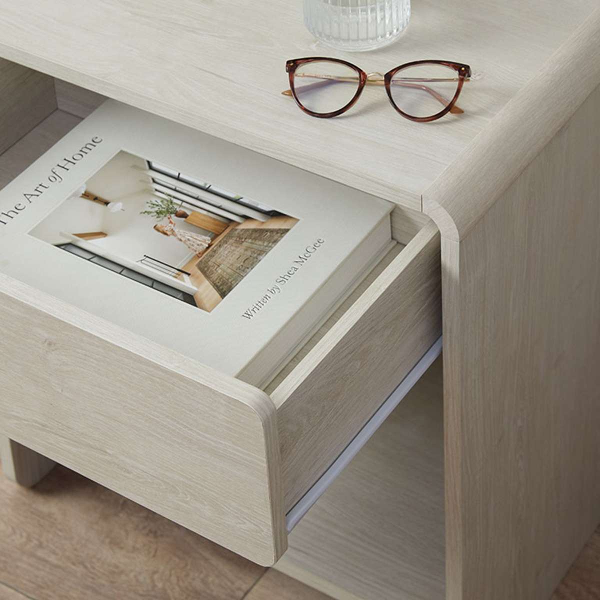 Owen Bedside Table - Cream