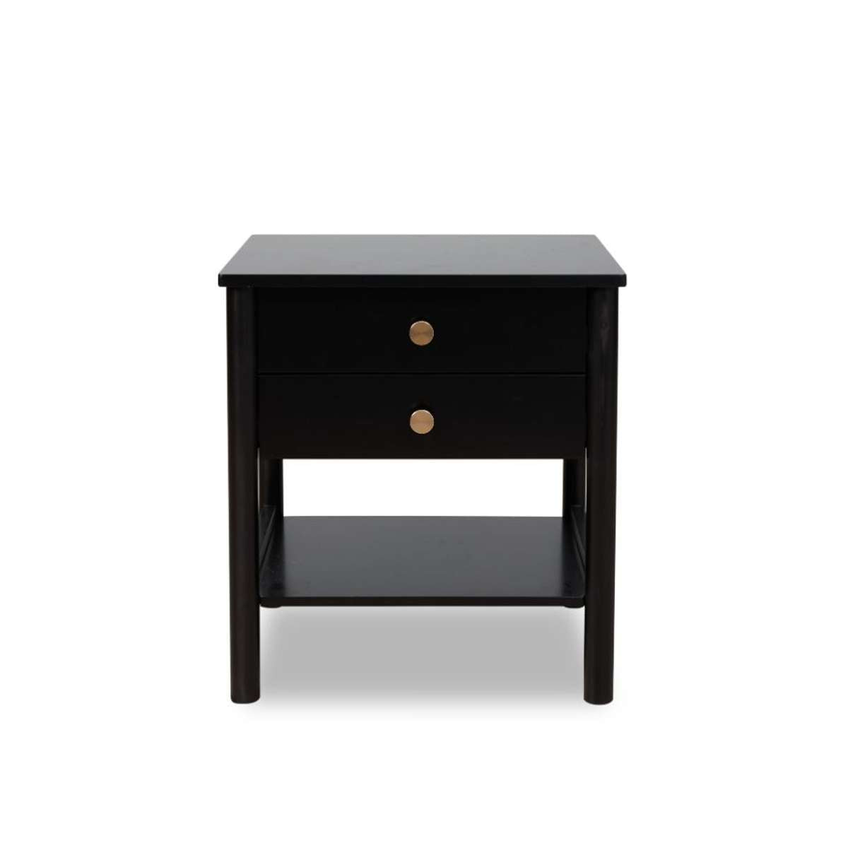 Delaney Bedside Table - Black