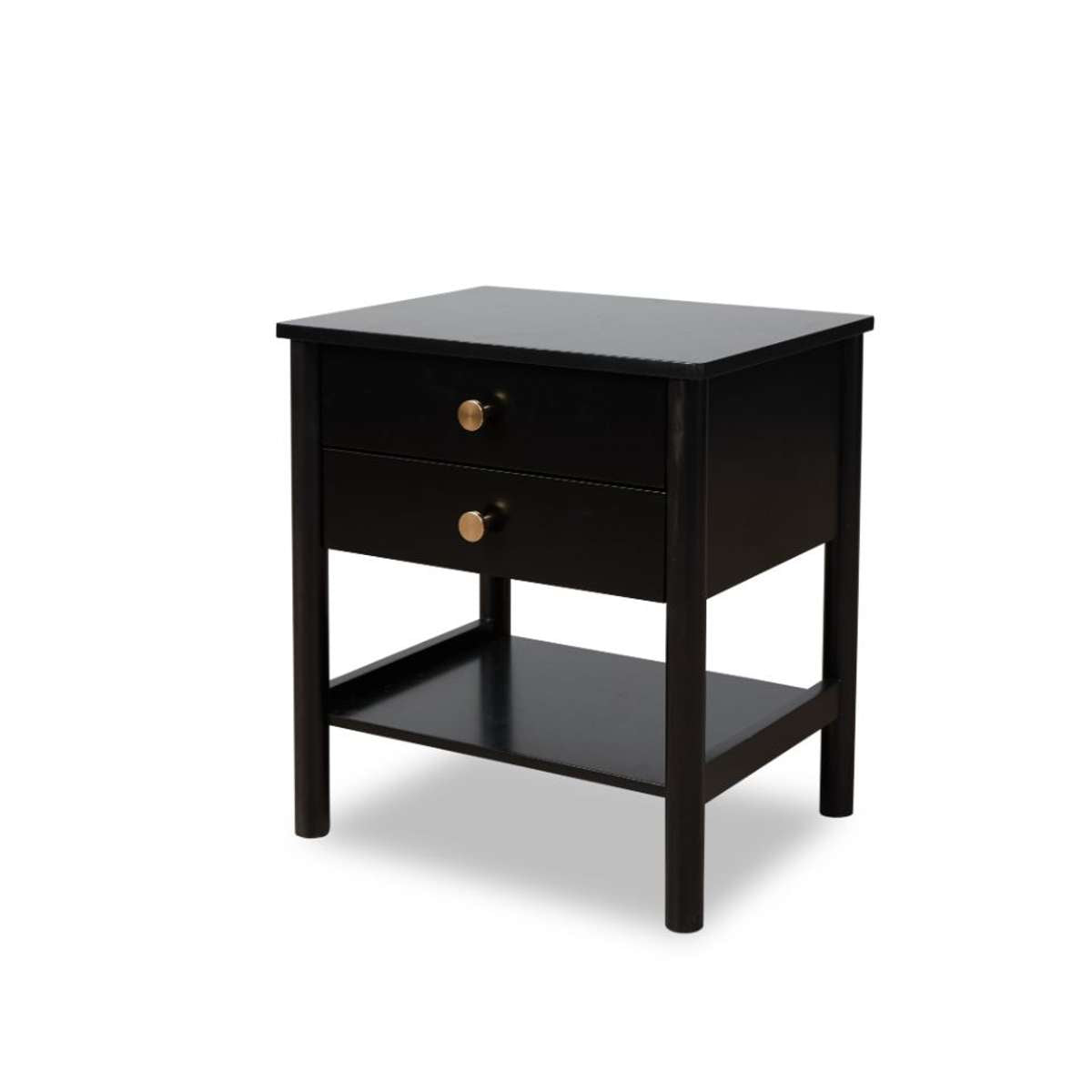 Delaney Bedside Table - Black