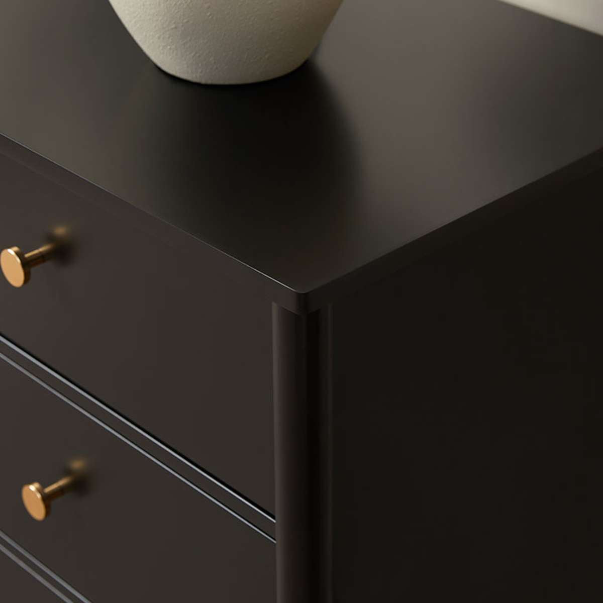 Delaney Six Drawer - Black